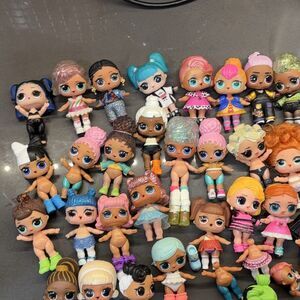 L.O.L. Surprise! LOL Surprise Dolls Lot +28 Plastic Girl Dolls